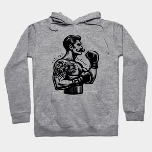 vintage boxer Hoodie